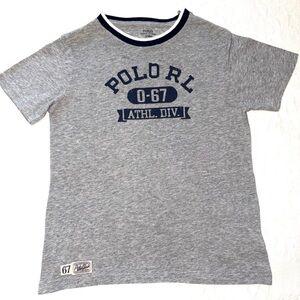 Polo by Ralph Lauren Kids Athletic Gray Tee